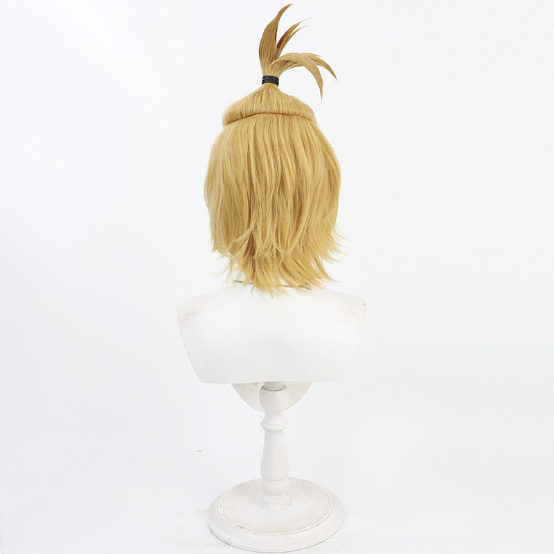 Cosplay Wigs Anime Fire Force Arthur Boyle Yellow Wig