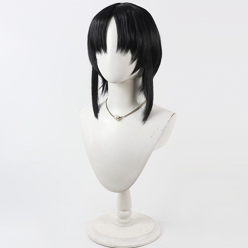 Cosplay Wigs Anime Magical Girl Witch Trials Housho Margo Black Wigs