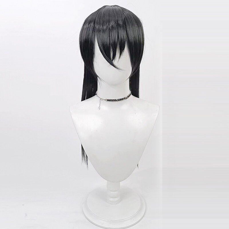 Cosplay Wigs Anime Magoroku Kanemoto Touken Ranbu Online Black Wigs