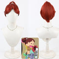 Cosplay Wigs Anime Ninjaboy Rantaro Isuke Ninokuruwa Wine Red Wigs