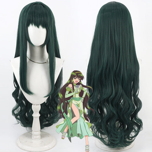 Cosplay Wigs Anime Rina Toin Dark Green Wigs Mermaid Melody: Pichi Pichi Pitch