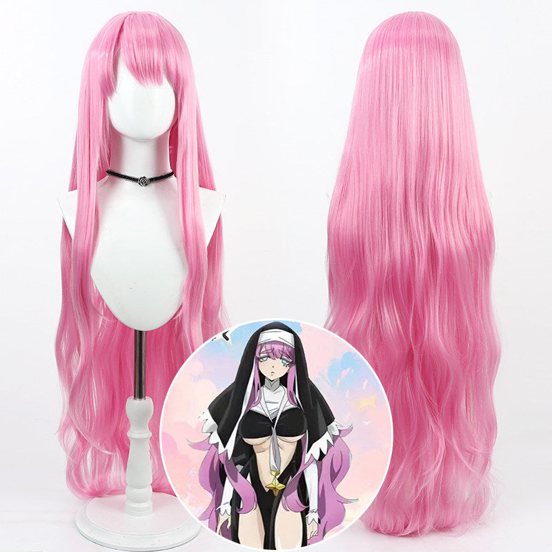 Cosplay Wigs Anime Sister Gigant Pink Wigs Gushing over Magical Girls