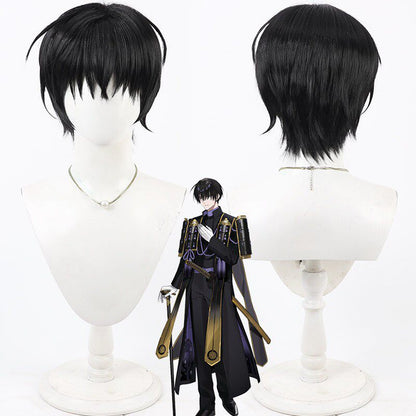 Cosplay Wigs Anime Uchigatana Atagigiri Touken Ranbu Online Black Wigs