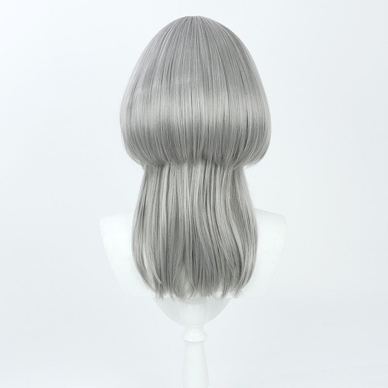 Cosplay Wigs Arknights 4th Ann Ho'olheyak Grey Wigs