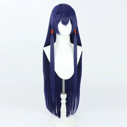 Cosplay Wigs Arknights Ch'en the Holungday Blue Long Wigs