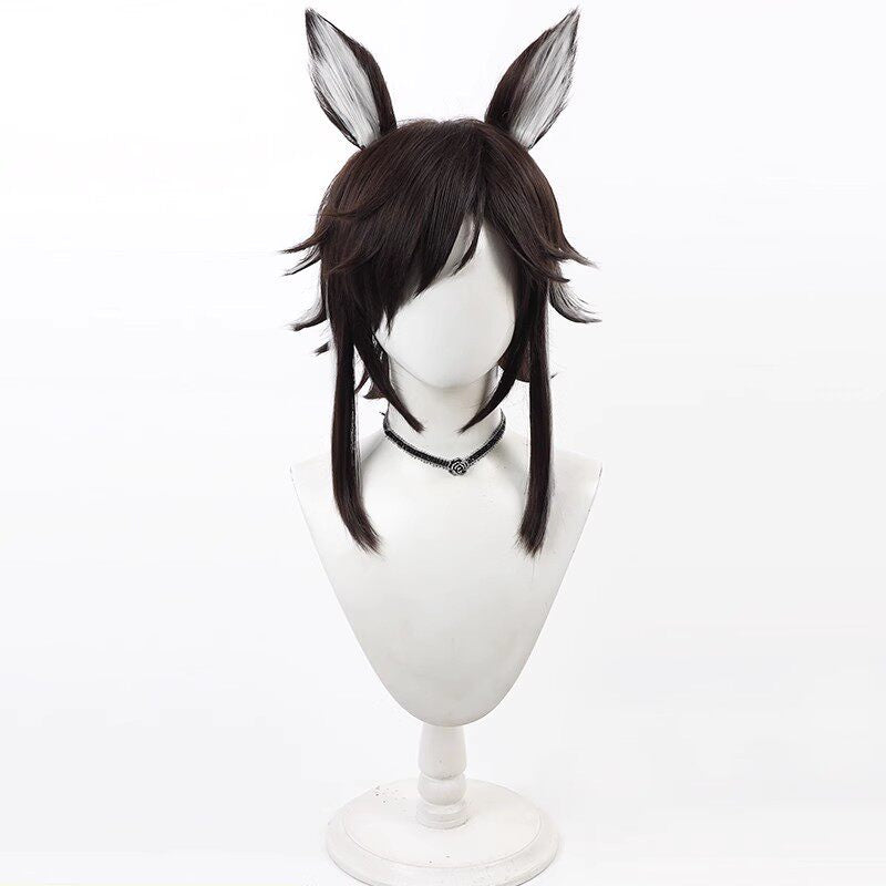 Cosplay Wigs Arknights Courier Dark Brown Wigs