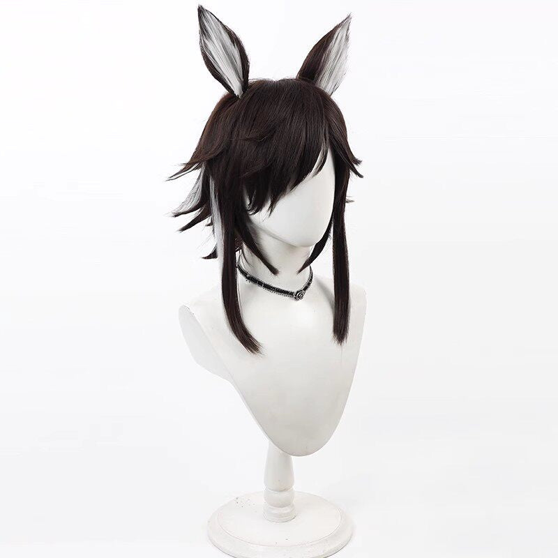 Cosplay Wigs Arknights Courier Dark Brown Wigs