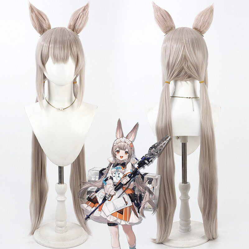 Cosplay Wigs Arknights Warmy Twin Braids Wigs