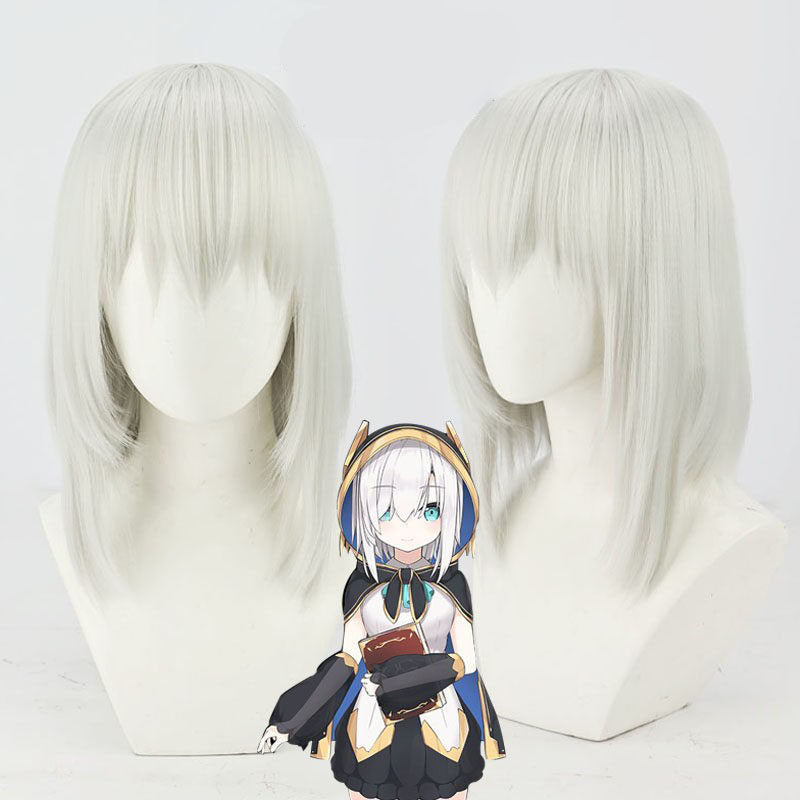 Cosplay Wigs Ars Almal Silver Bob Wigs NIJISANJI VTube