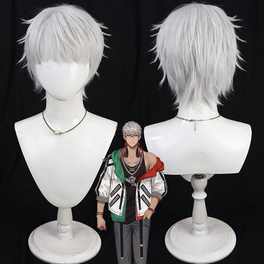 Cosplay Wigs Arurandeisu Silver Wigs Hololive Virtual Streamer