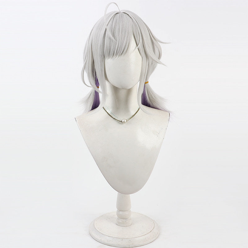 Cosplay Wigs Ayatsuno Yuni Girl Group Silver Wigs StelLive VTuber
