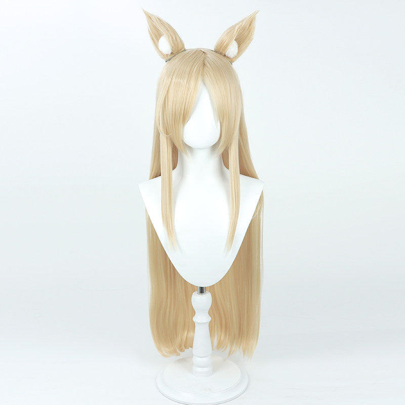 Cosplay Wigs Blue Archive Kanna Ogata Yellow Wigs