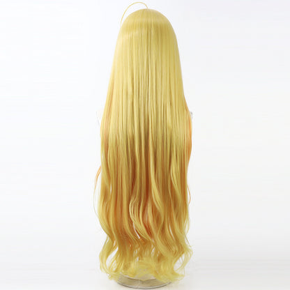 Cosplay Wigs Blue Archive Wanibuchi Agari Yellow Gradient Wigs