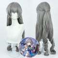Cosplay Wigs Bronya Rand Grey Curly Wigs Honkai Impact 3rd