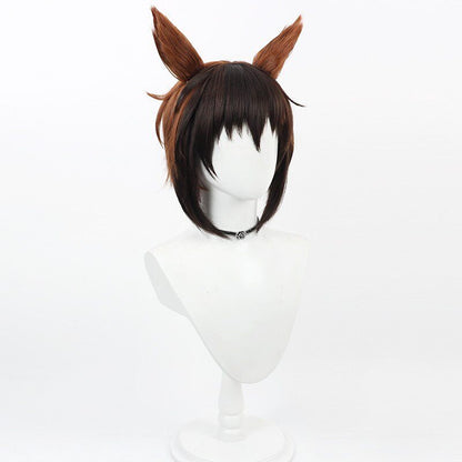 Cosplay Wigs Byerley Turk Two Tone Short Ears Tail Pretty Derby