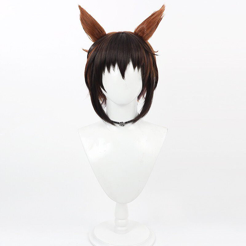 Cosplay Wigs Byerley Turk Two Tone Short Ears Tail Pretty Derby