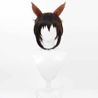 Cosplay Wigs Byerley Turk Two Tone Short Ears Tail Pretty Derby