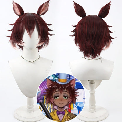 Cosplay Wigs Cat Beastman Gidel Gradient Wigs Disney Twisted-Wonderland