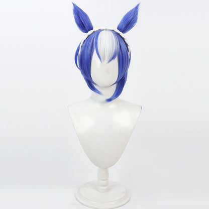 Cosplay Wigs Cesario Blue Ears Tail Umamusume:Pretty Derby