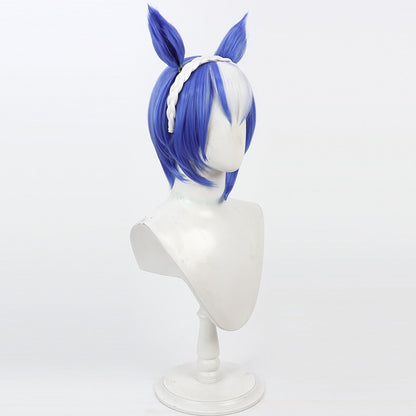 Cosplay Wigs Cesario Blue Ears Tail Umamusume:Pretty Derby