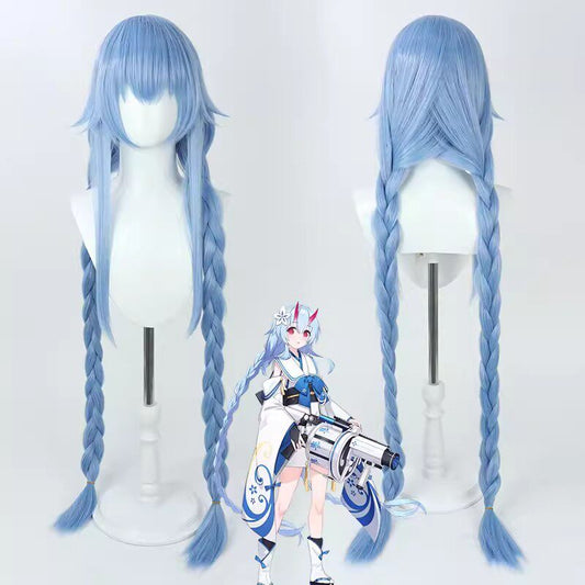 Cosplay Wigs Chise Waraku Blue Archive Blue Wigs