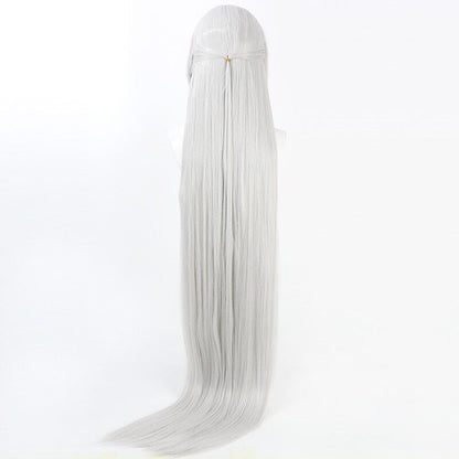 Cosplay Wigs Cinderella Silver Extra Long Wigs Goddess of Victory: Nikke