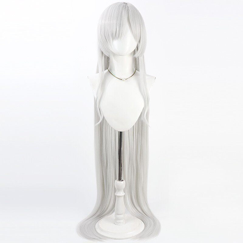 Cosplay Wigs Cinderella Silver Extra Long Wigs Goddess of Victory: Nikke
