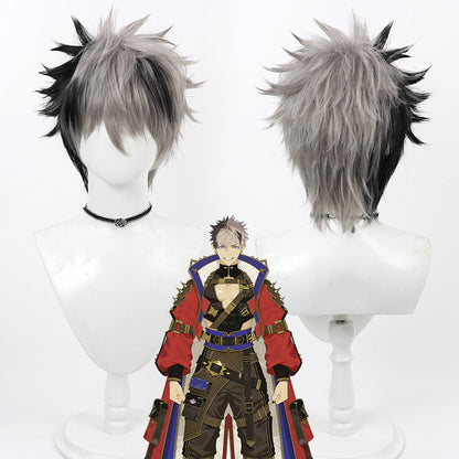 Cosplay Wigs Crimzon Ruze Male Group Hololive VTuber
