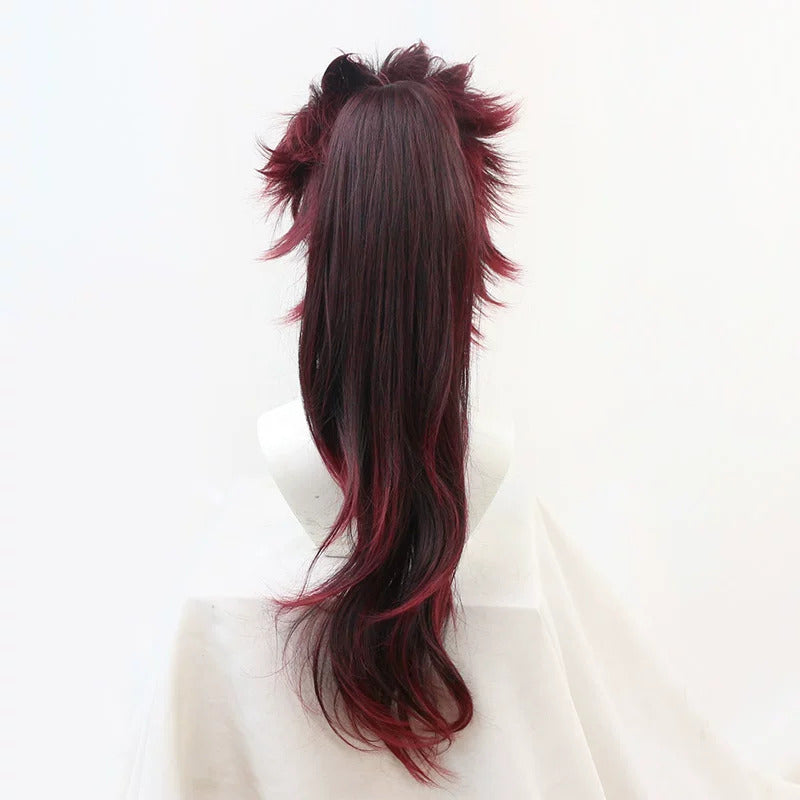 Cosplay Wigs Demon Slayer: Kimetsu no Yaiba Adult Tanjiro Kamado
