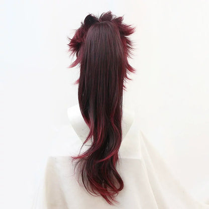 Cosplay Wigs Demon Slayer: Kimetsu no Yaiba Adult Tanjiro Kamado
