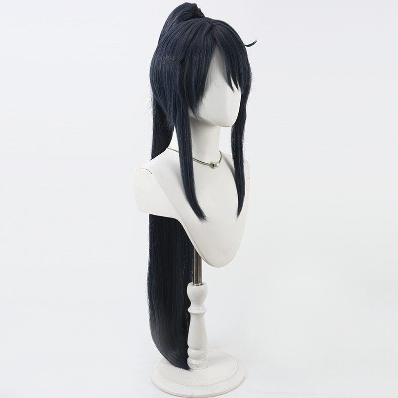 Cosplay Wigs Deuce Spade Split Scalp Ponytail Wigs Disney Twisted-Wonderland