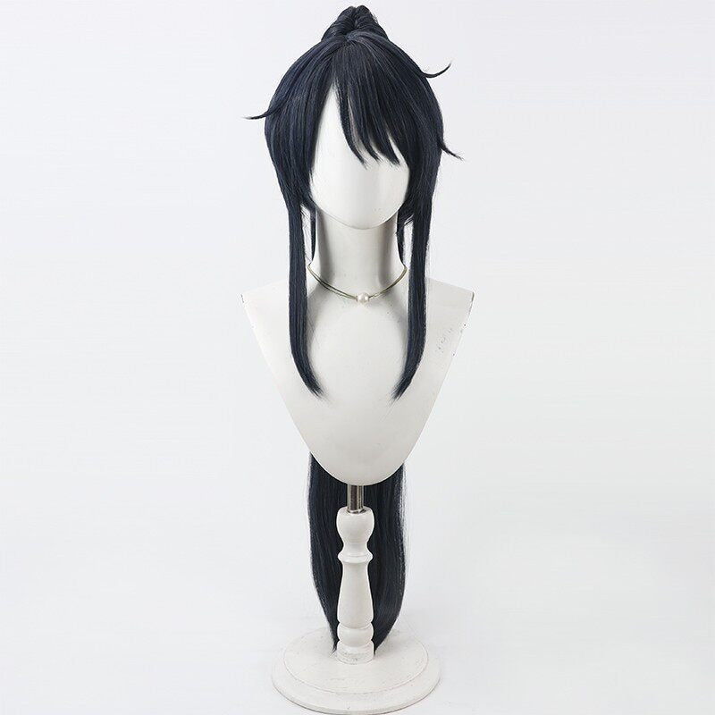 Cosplay Wigs Deuce Spade Split Scalp Ponytail Wigs Disney Twisted-Wonderland