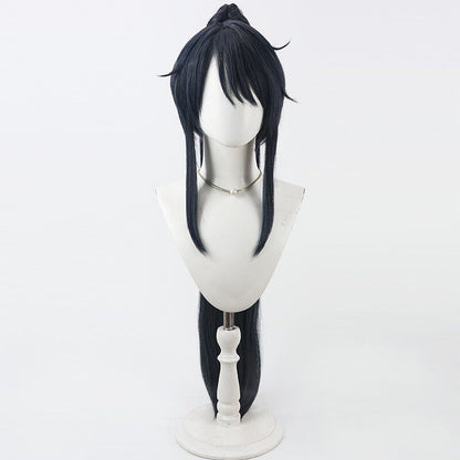 Cosplay Wigs Deuce Spade Split Scalp Ponytail Wigs Disney Twisted-Wonderland