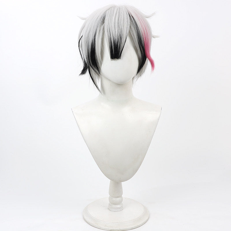 Cosplay Wigs Devil Butler with Black Cat Berrien Cliane Black White Wigs