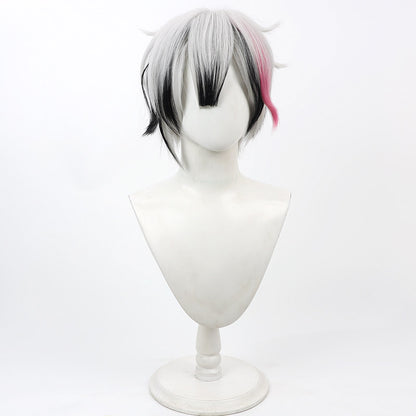 Cosplay Wigs Devil Butler with Black Cat Berrien Cliane Black White Wigs