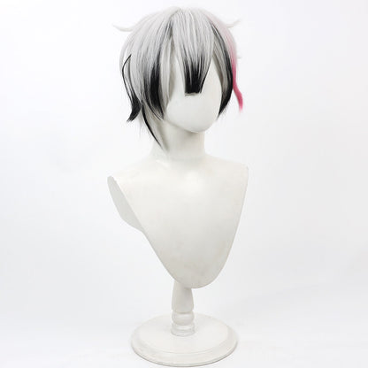 Cosplay Wigs Devil Butler with Black Cat Berrien Cliane Black White Wigs