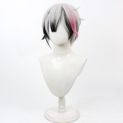 Cosplay Wigs Devil Butler with Black Cat Berrien Cliane Black White Wigs