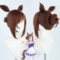 Cosplay Wigs Fine Motion Pretty Derby Brown Bun Ears Tail