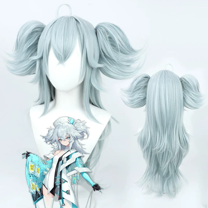Cosplay Wigs Florence Girls- Frontline: Neural Cloud Mint Blue Wigs