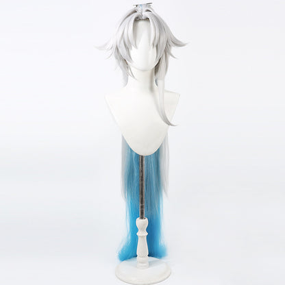 Cosplay Wigs Game Feixiao Silver Gradient Wigs