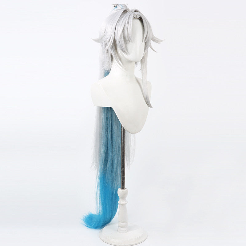 Cosplay Wigs Game Feixiao Silver Gradient Wigs