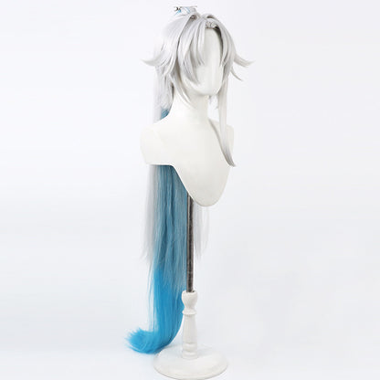 Cosplay Wigs Game Feixiao Silver Gradient Wigs