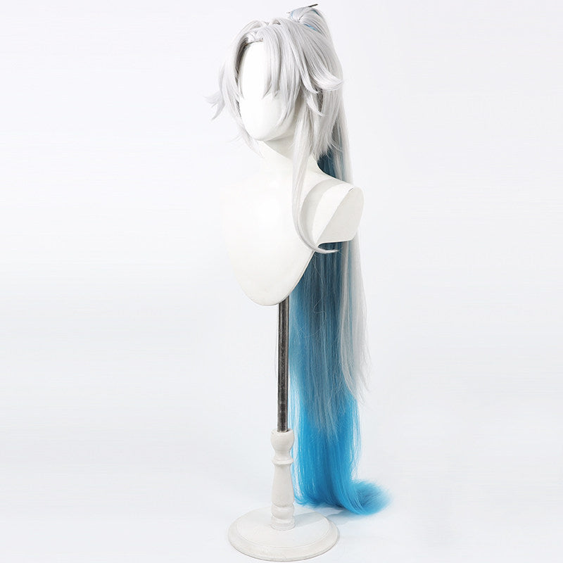 Cosplay Wigs Game Feixiao Silver Gradient Wigs
