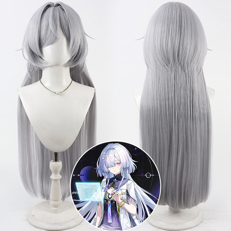 Cosplay Wigs Game Mornye Light Blue Wigs Wuthering Waves