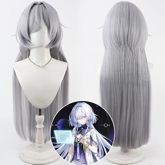 Cosplay Wigs Game Mornye Light Blue Wigs Wuthering Waves