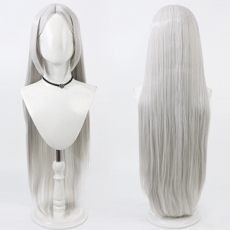 Cosplay Wigs Game NARAKA: BLADEPOINT Zai Silver Wigs