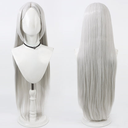 Cosplay Wigs Game NARAKA: BLADEPOINT Zai Silver Wigs