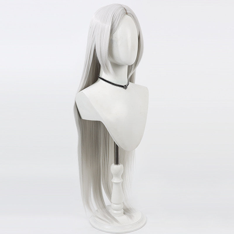 Cosplay Wigs Game NARAKA: BLADEPOINT Zai Silver Wigs