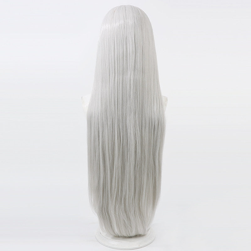 Cosplay Wigs Game NARAKA: BLADEPOINT Zai Silver Wigs