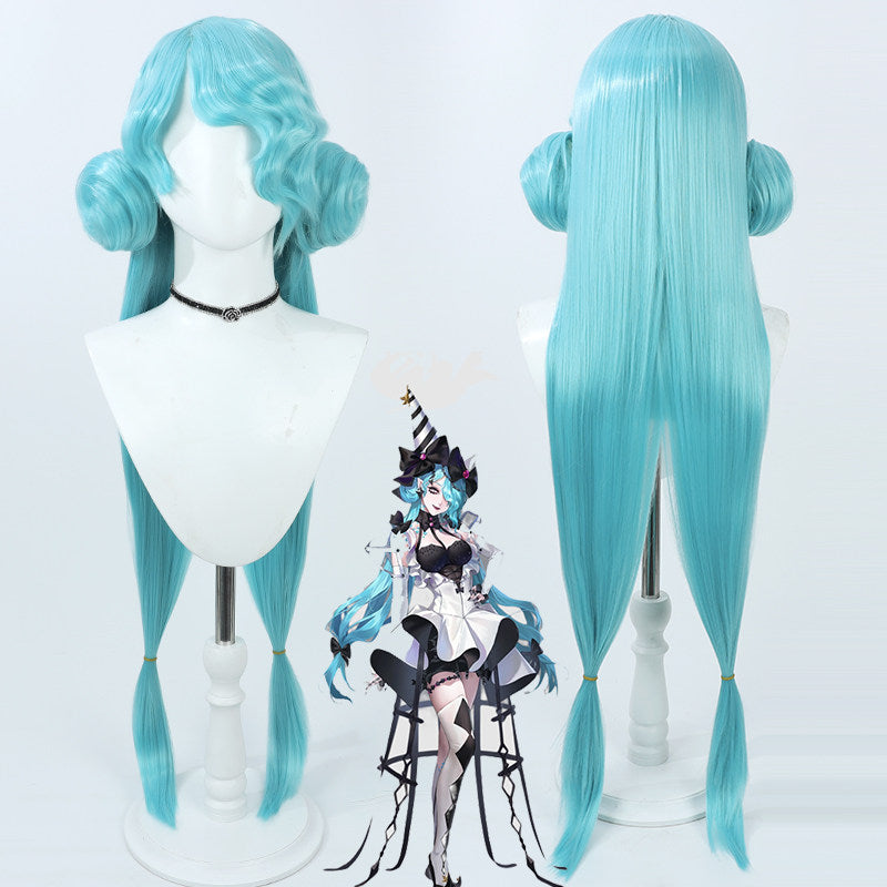 Cosplay Wigs Game Path to Nowhere Serpent Split Bun Wigs
